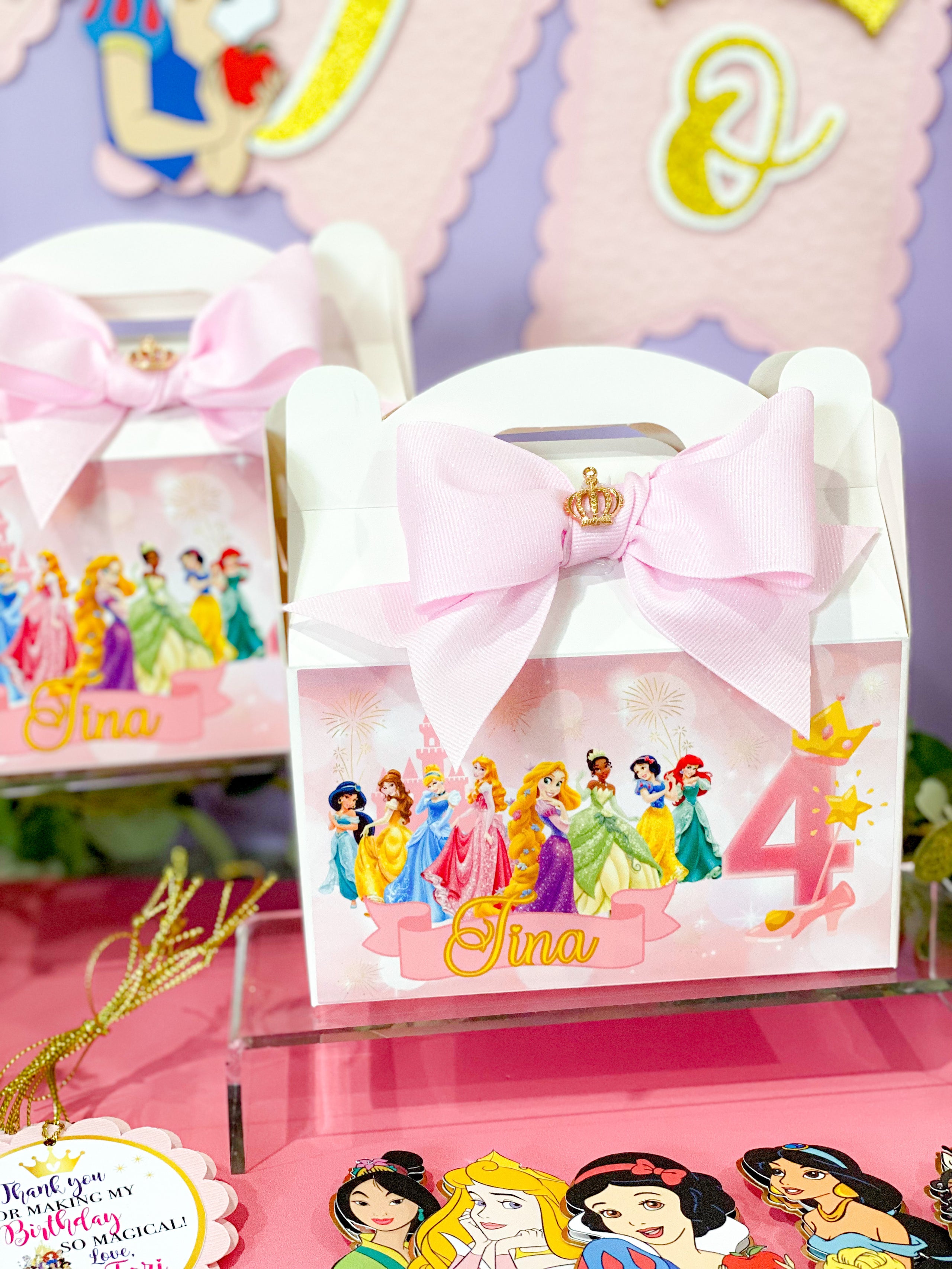 Princess Party Favors | Princess Birthday Favor | Pink Princess buy | Girl Party Favor | Crown Party Favor | Cupcake Mix | Favor Box